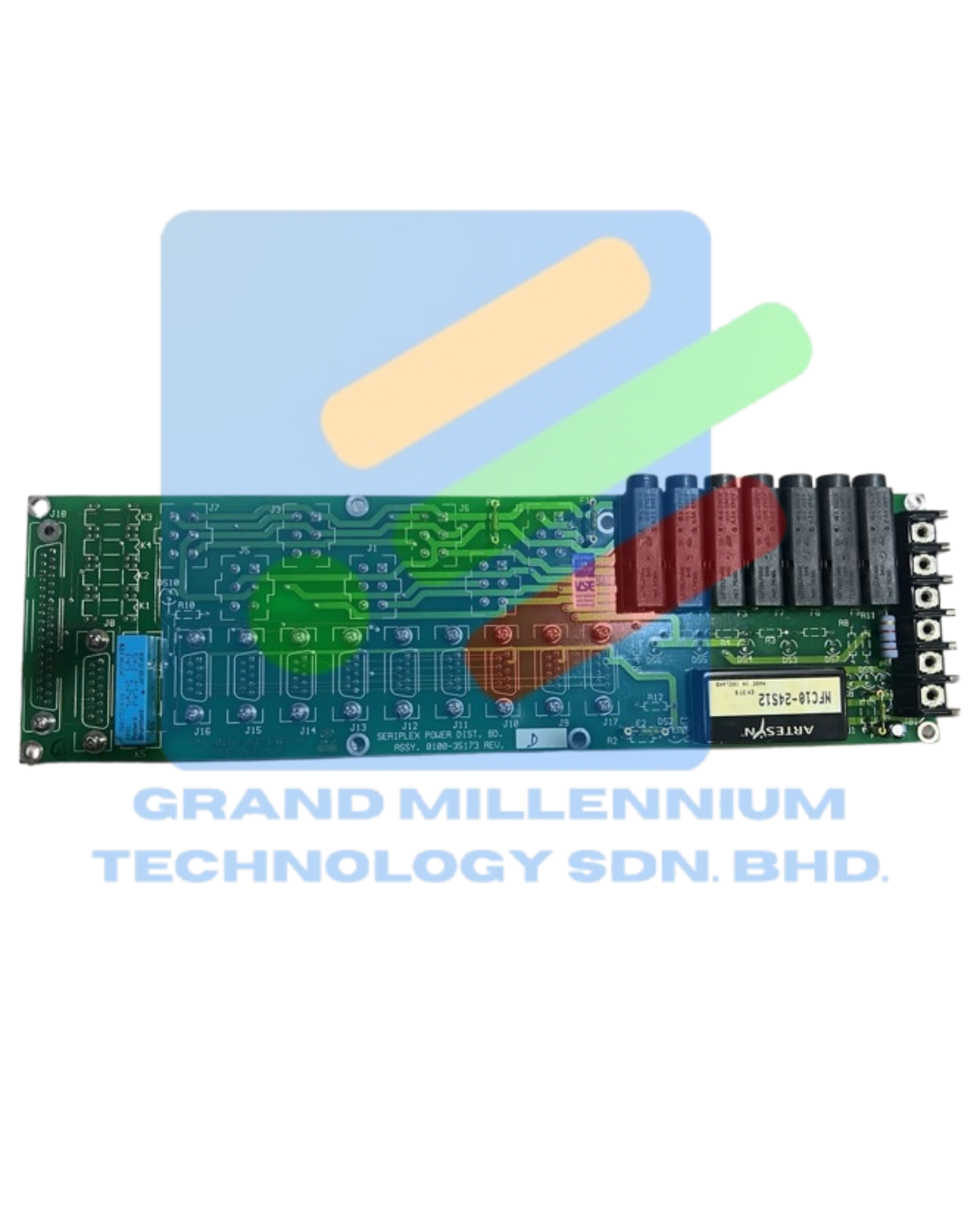 AMAT SERIPLEX POWER DISTRIBUTION BOARD ASSEMBLY (Part Number: 0100-35173)